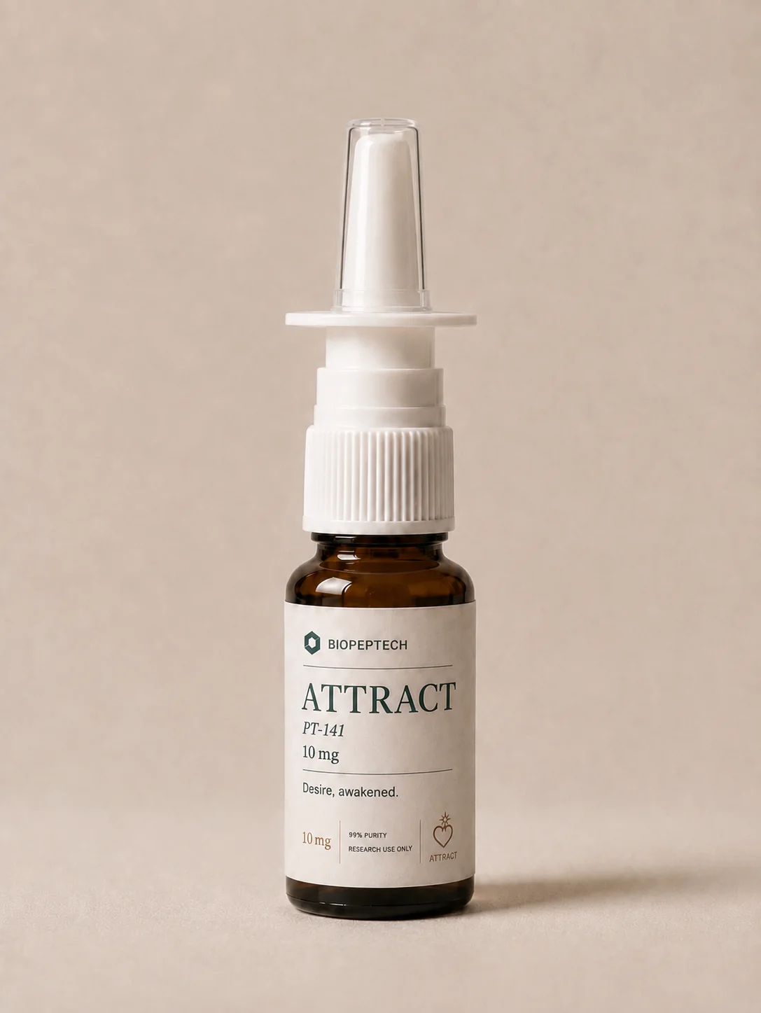 BioPepTech ATTRACT nasal spray — PT-141